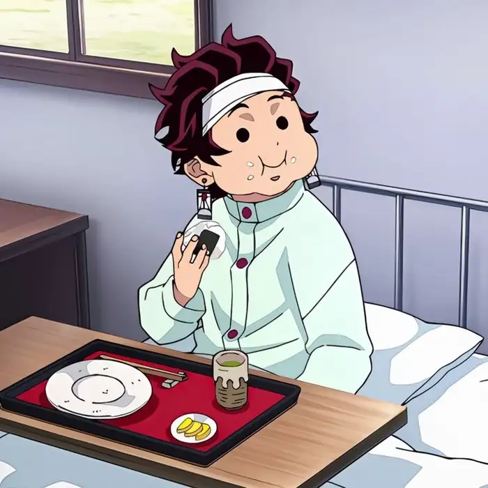 Anime Tanjiro chibi đáng yêu như búp bê