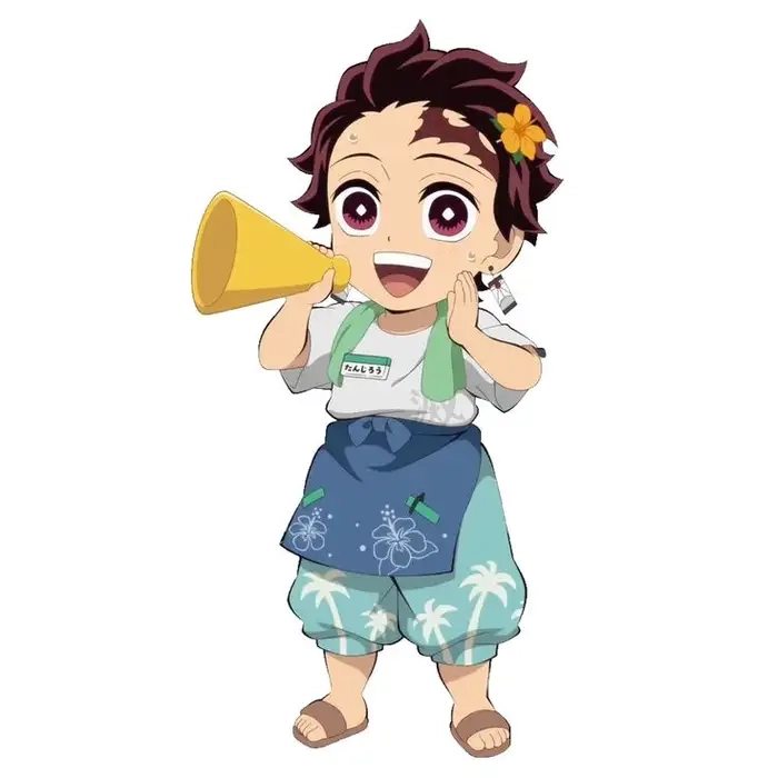 Tanjiro chibi easy phù hợp luyện vẽ cơ bản