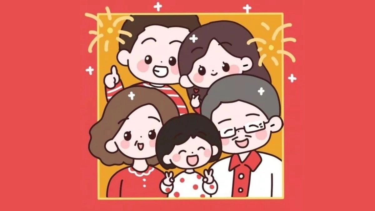 Chibi Tết Cute mang đến không khí Tết vui vẻ