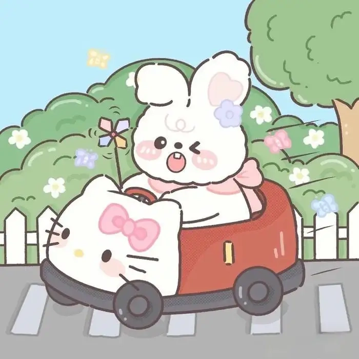 Anime thỏ cute hình chibi dễ thương khó cưỡng