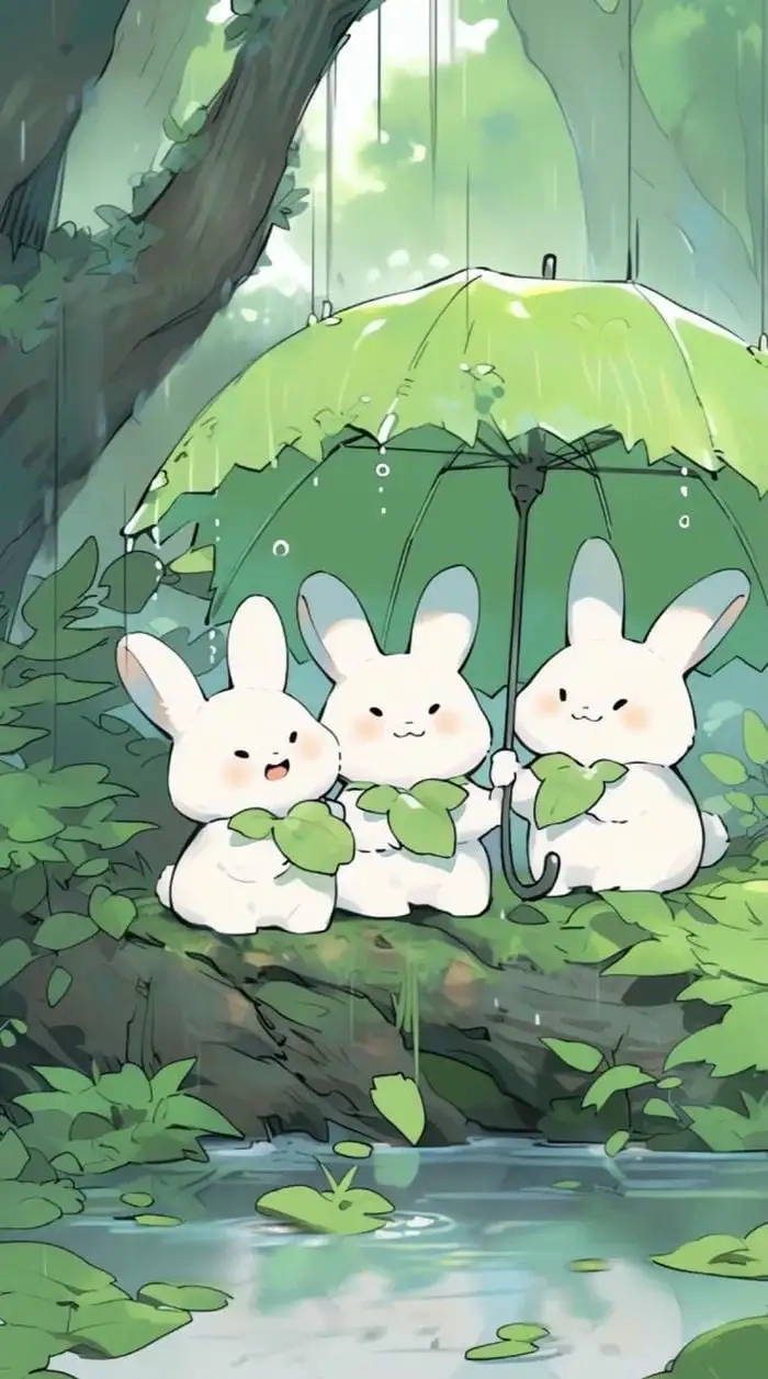 Chibi cute hình thỏ cute cực kỳ dễ mến