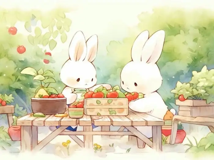 Con thỏ cute đáng yêu làm tan chảy trái tim