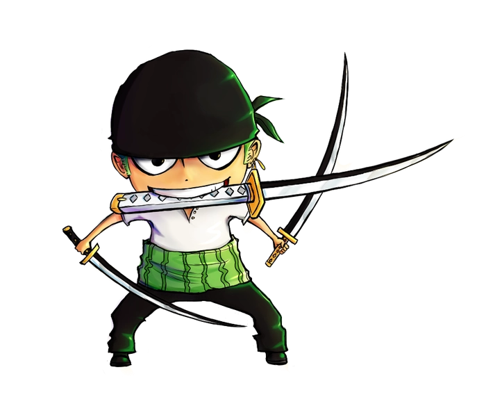 Zoro chibi kawaii đáng yêu hết mức