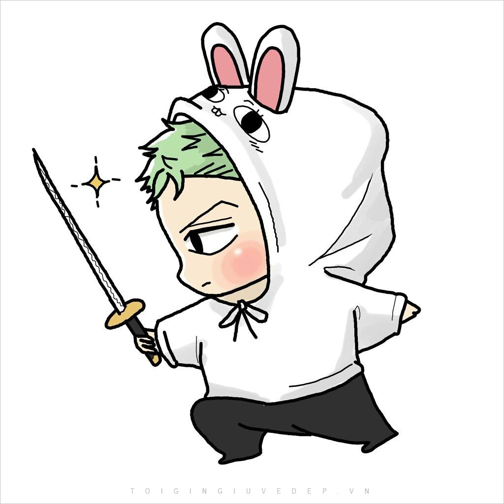 Chibi Zoro phiên bản lùn ngầu cực cháy