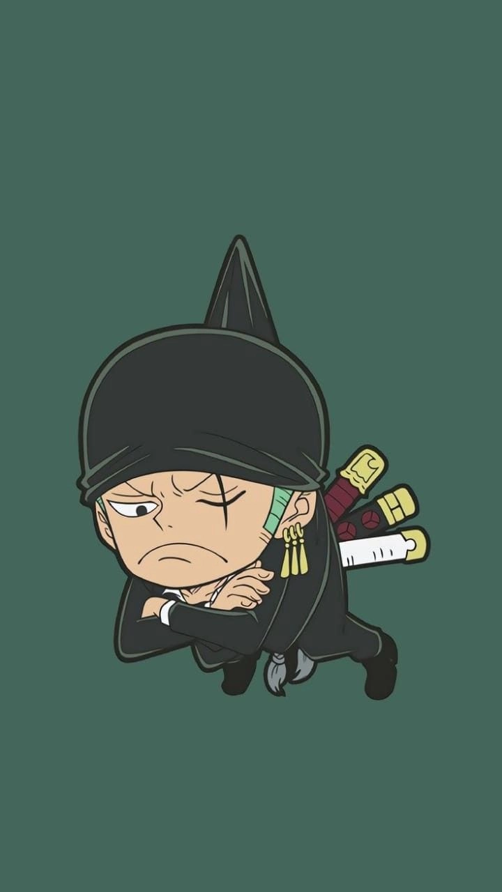 Vẽ Zoro chibi đơn giản không cần kỹ năng