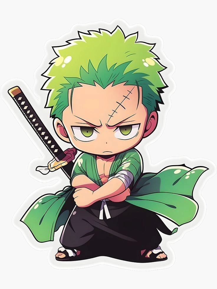 Chibi Zoro cute khiến dân tình đổ gục