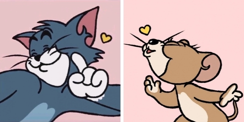 Avatar cute đôi đáng yêu cho các cặp đôi