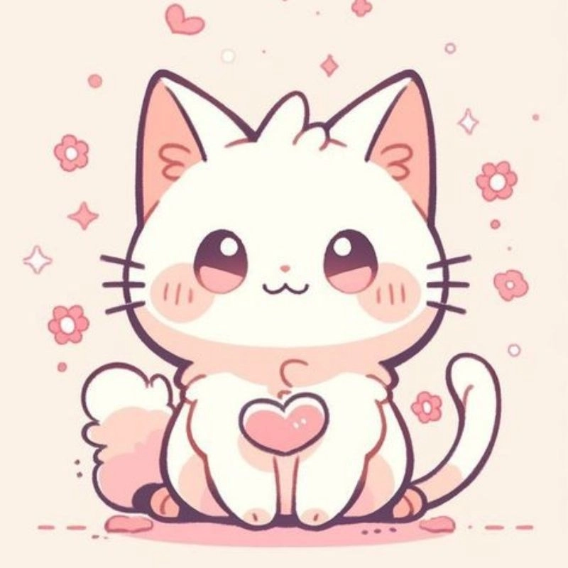 Hình ảnh avatar mèo cho người mê thú cưng