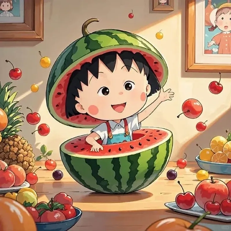 Trái dưa hấu cute gây ấn tượng mạnh mẽ
