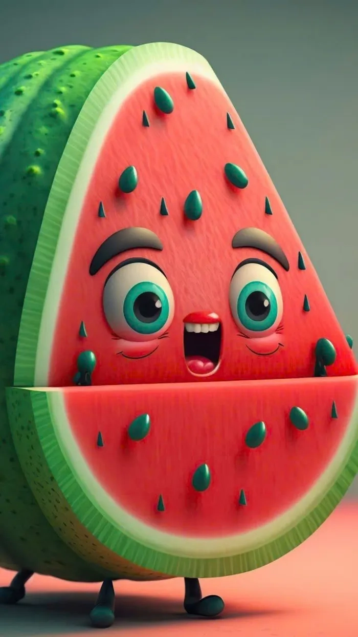 Hình nền dưa hấu cute dành cho mùa hè