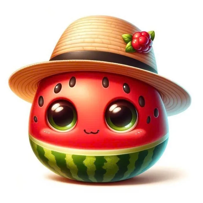 Avatar dưa hấu cute tươi mát ngọt ngào