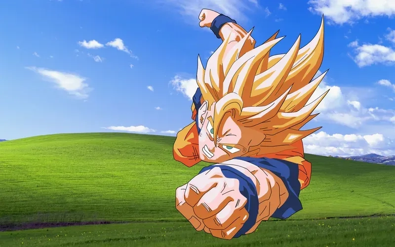 Hình ảnh Goku vô cực mạnh mẽ bất tận