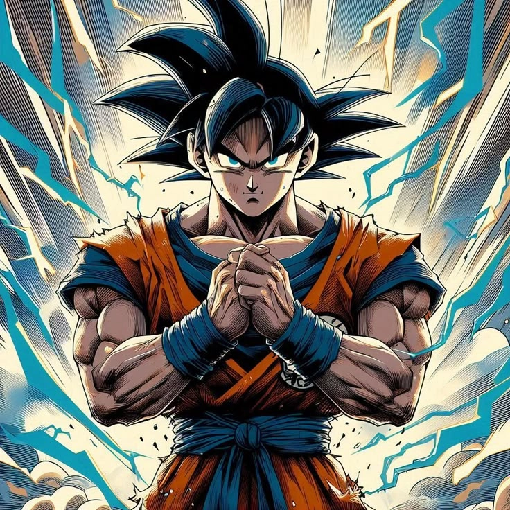 Ảnh anime Songoku ngầu đậm chất anime