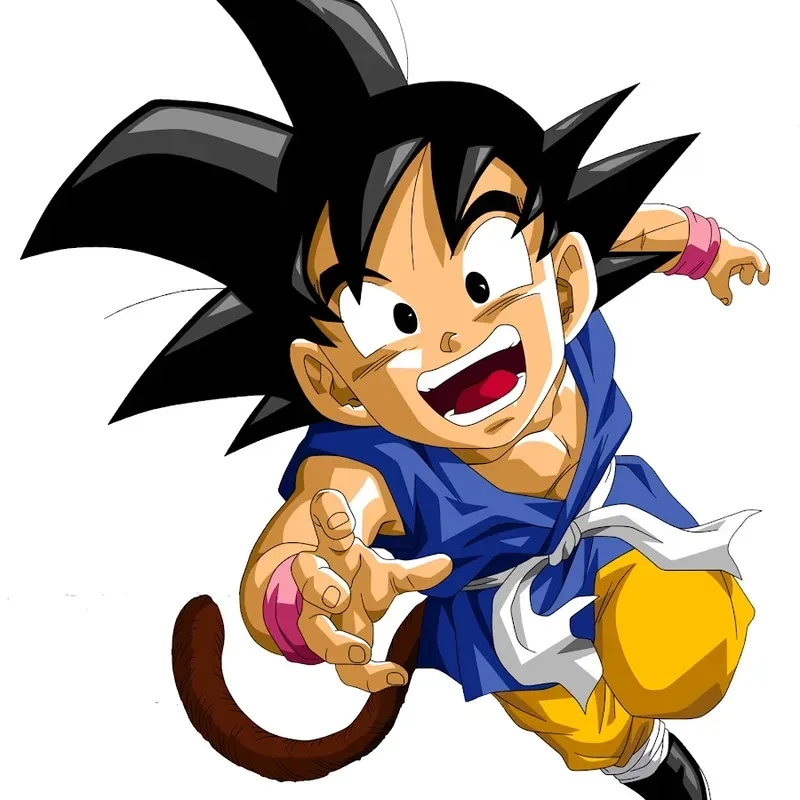 Hình Goku nhỏ đáng yêu ghi dấu tuổi thơ