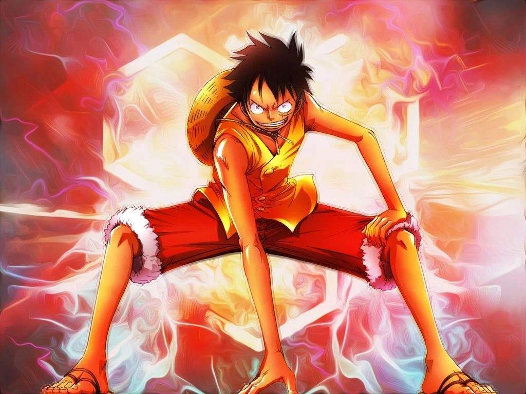 Hình Luffy cute với biểu cảm siêu đáng yêu