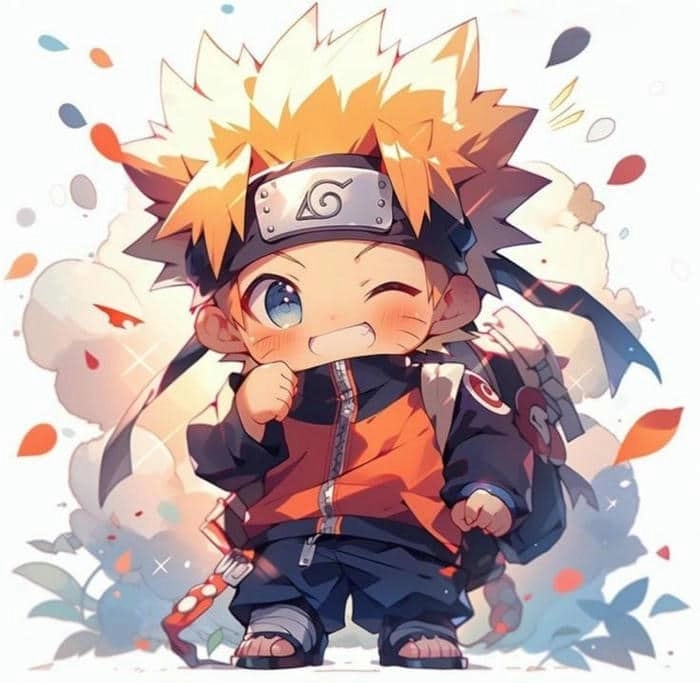 Hình ảnh chibi Naruto dễ thương tinh tế