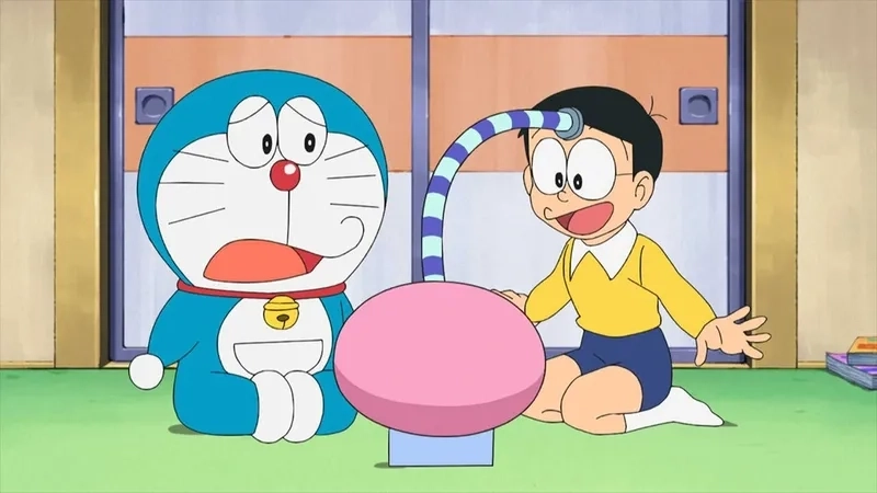 Hình ảnh của Nobita đa dạng biểu cảm