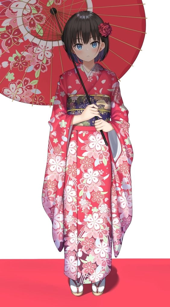 Hình nền điện thoại anime nữ nhẹ nhàng mà nổi bật