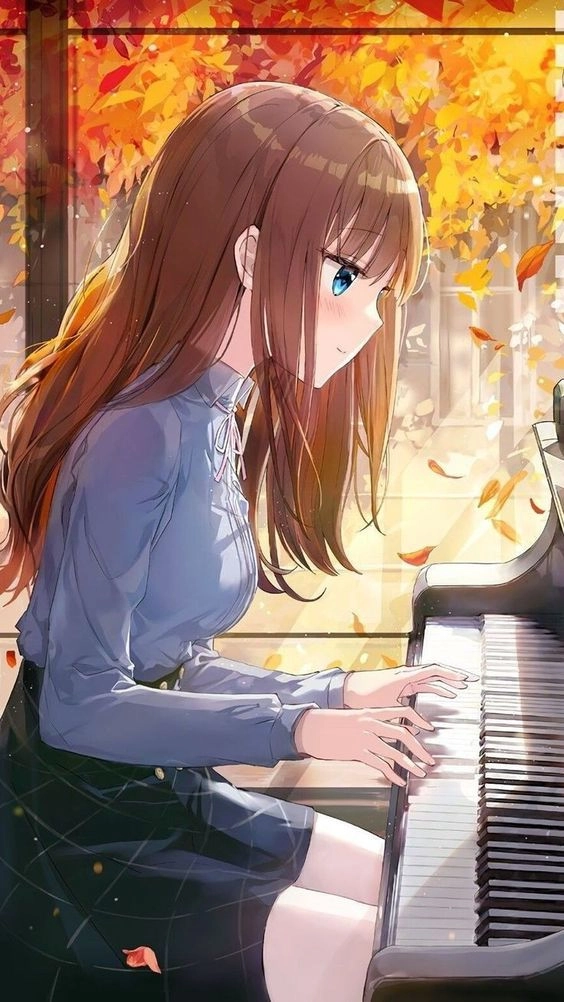 Hình nền điện thoại anime nữ cute dễ thương ngọt ngào