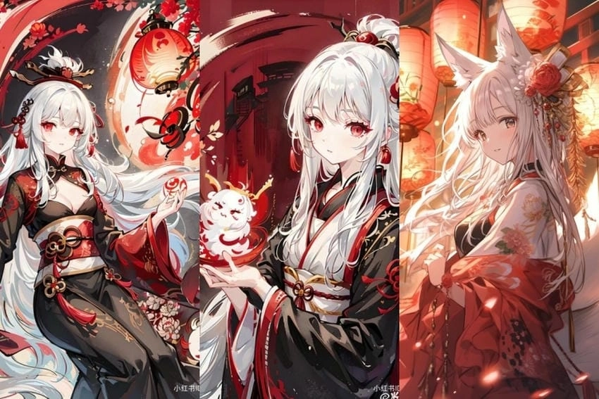 Hình nền máy tính anime nữ tỏa sáng mọi không gian