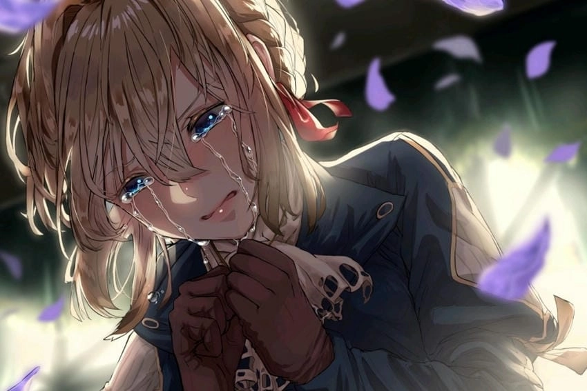 Hình nền ngầu anime nữ đẹp sắc lạnh đầy bí ẩn