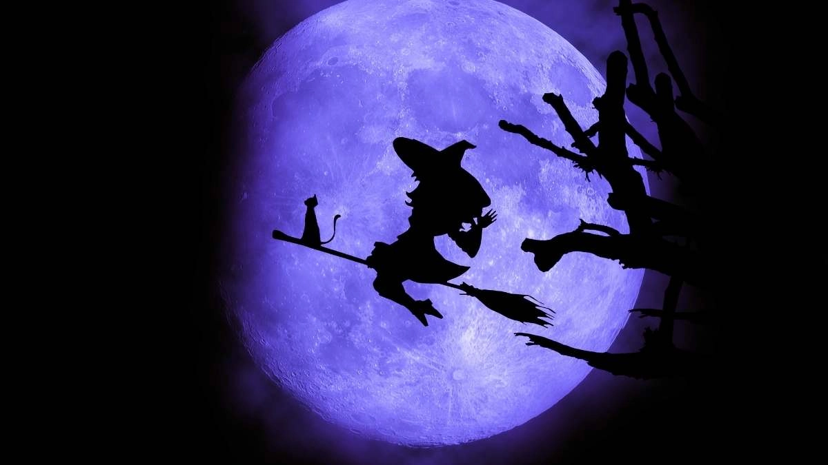 Nền Halloween đẹp đậm chất huyền bí và cuốn hút
