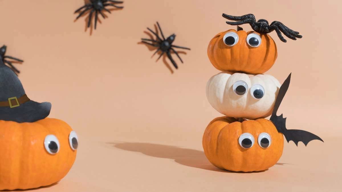 Hình ảnh nền Halloween chất lượng cao rực rỡ đêm tối