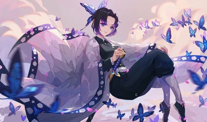 Hình avatar Shinobu cuốn hút thần thái kiêu sa