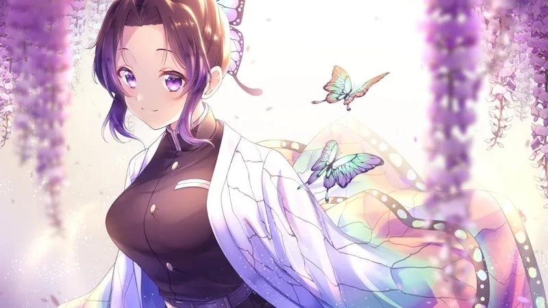 Shinobu 4k wallpaper rõ nét lung linh từng chi tiết