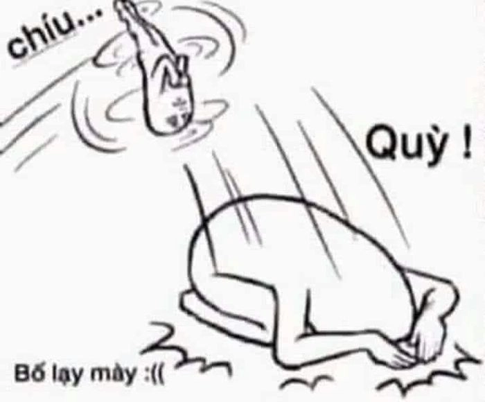 Meme quỳ gối cho những phút yếu lòng