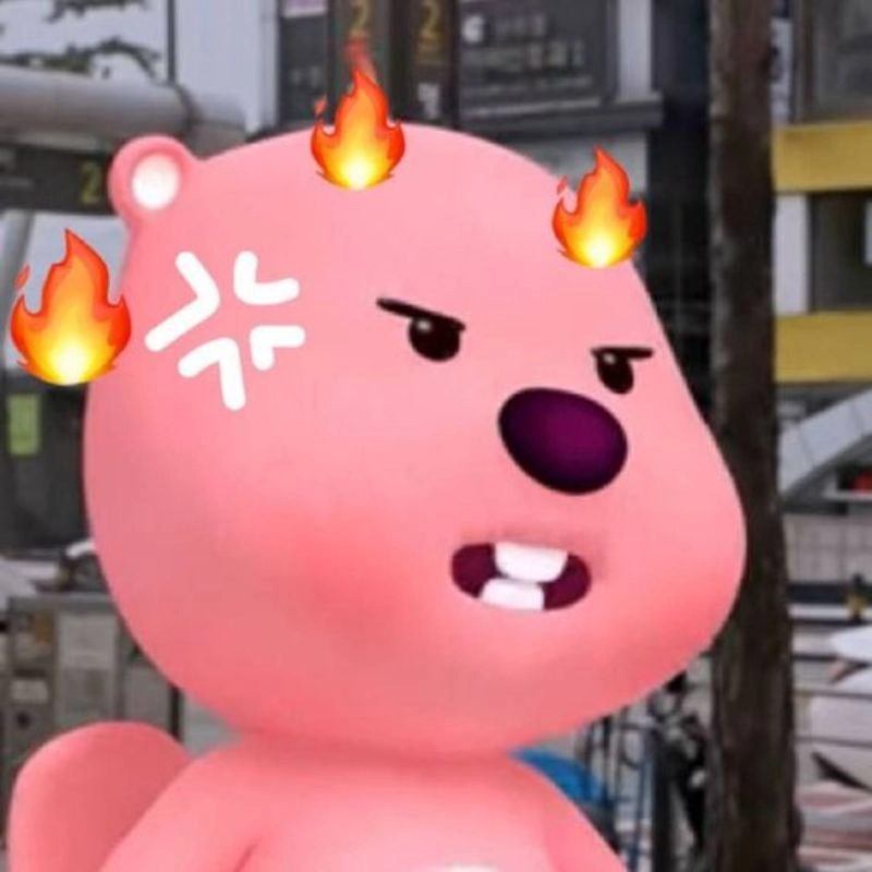 Hải ly hồng loopy meme nhìn xong là dính cả ngày