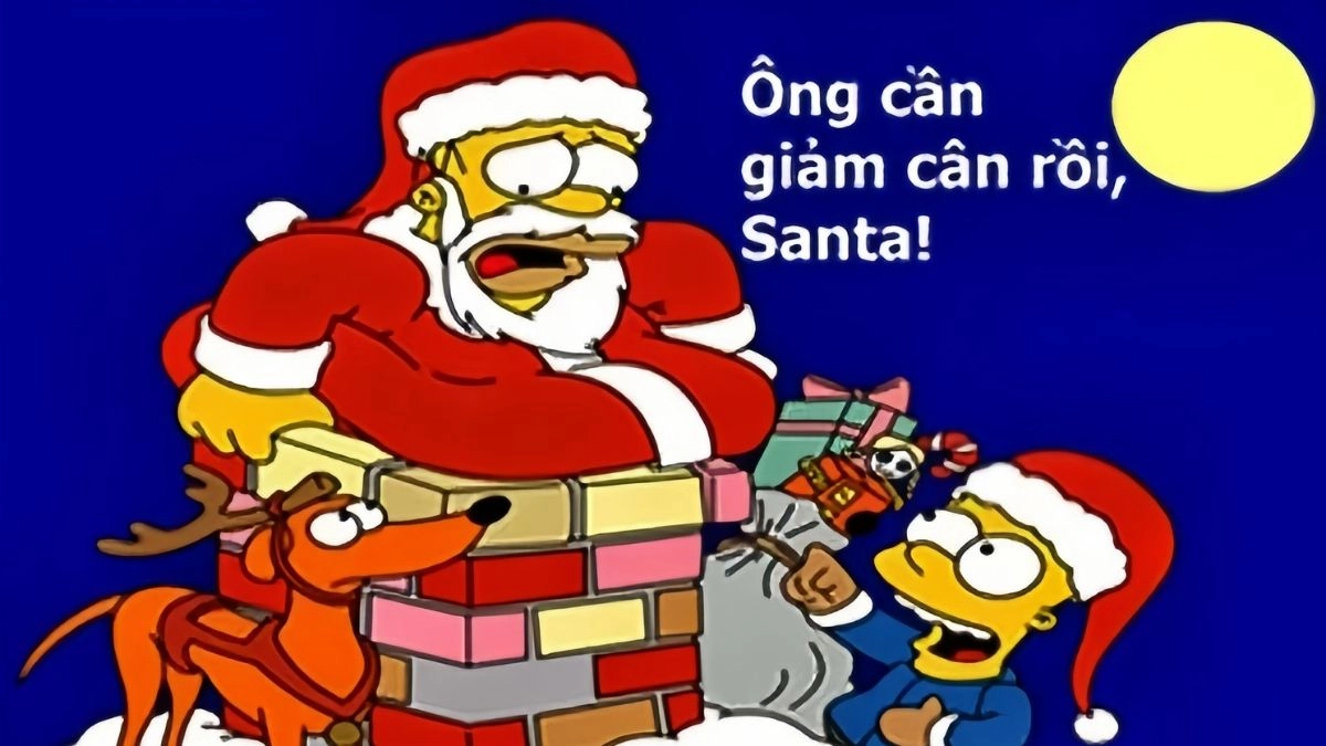 Meme ông già Noel tặng quà cực kỳ đáng yêu cho ngày lễ hội