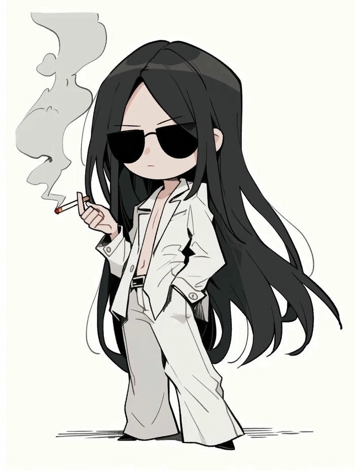 Hình chibi gái cá tính đáng yêu cuốn hút