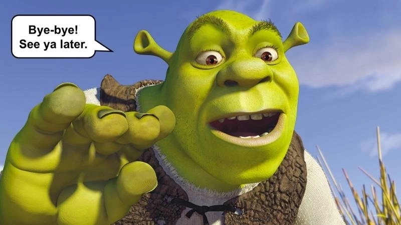 Meme tạm biệt gửi lời chào nhẹ nhàng đến bạn