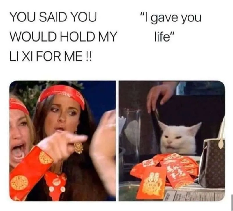 Ảnh đại diện meme Tết tạo không khí vui tươi
