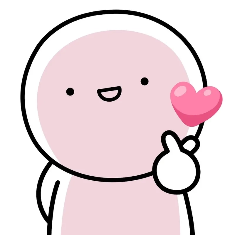 Meme thả tim cute khiến tim ai rung rinh