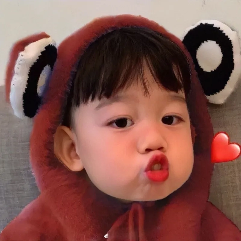 Ảnh thả tim meme siêu dễ thương, siêu gắt