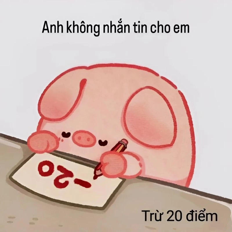 Meme tình cảm như đang viết hộ trái tim