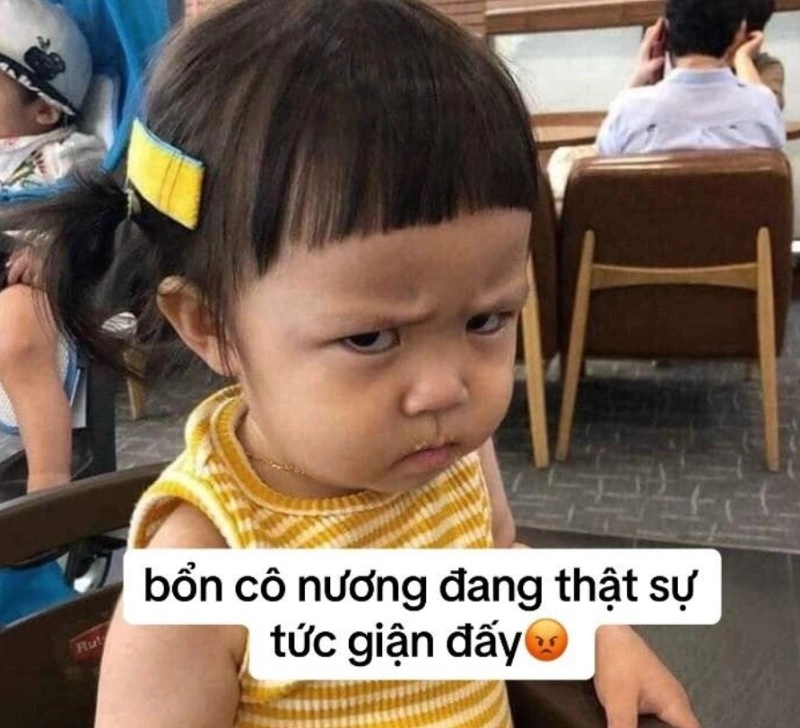 Hình ảnh meme tức giận tràn đầy cảm xúc