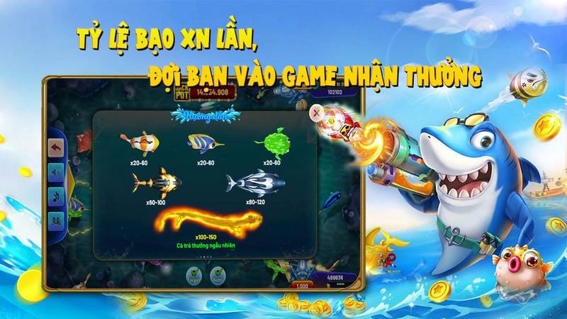  Vũ khí đa dạng tại bắn cá SV388 giúp săn boss dễ dàng hơn.