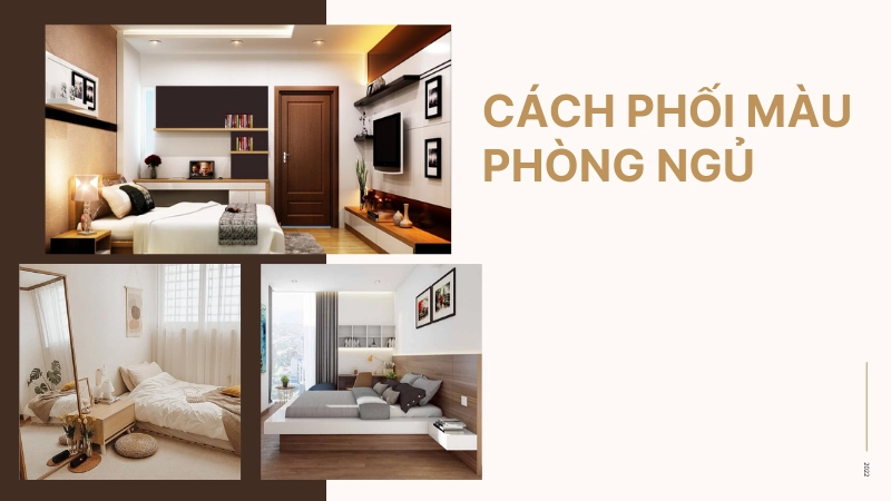 Cách phối màu giúp phòng ngủ nhỏ rộng và thoáng hơn