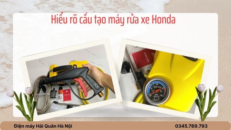 Cấu tạo máy rửa xe Honda