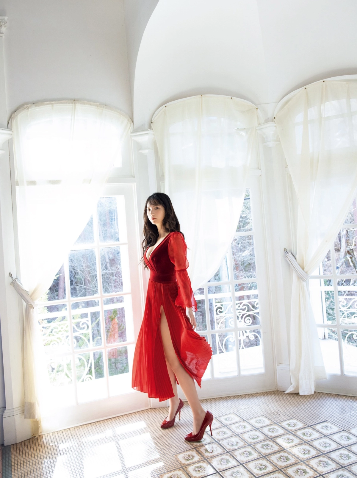 Miho Machiyama luôn nổi bật giữa đám đông