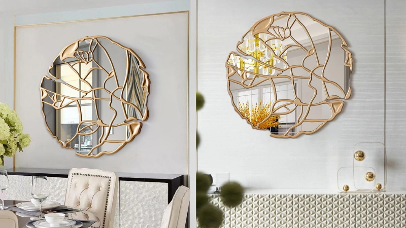 Cách bố trí gương trang trí hợp phong thủy